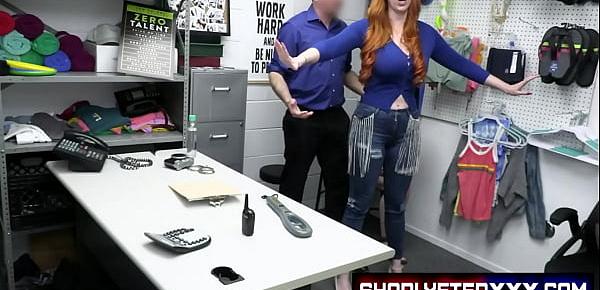  Officer Oliver tells the redheads that he has to involve the police unless they allow him to have his way with them, then he’ll consider letting them go.